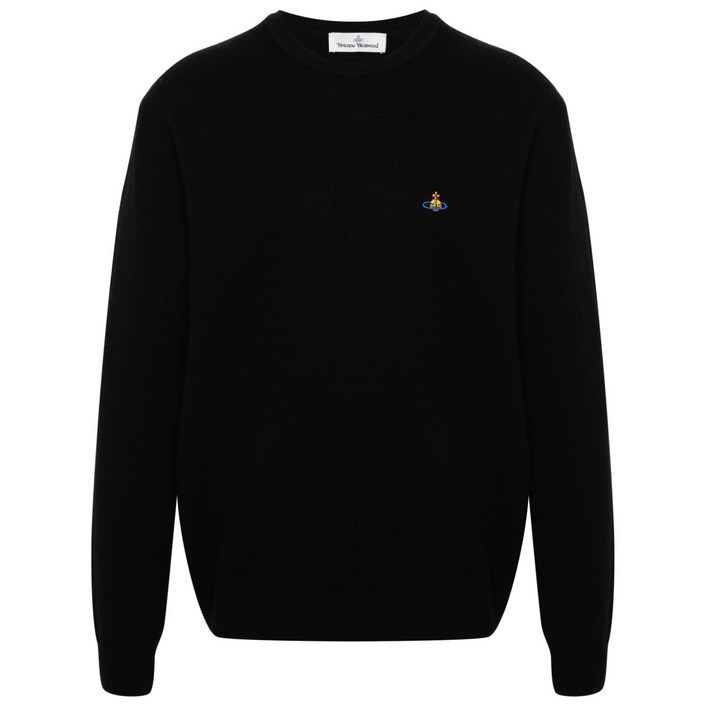 비비안웨스트우드 구체 자수 니트 스웨터