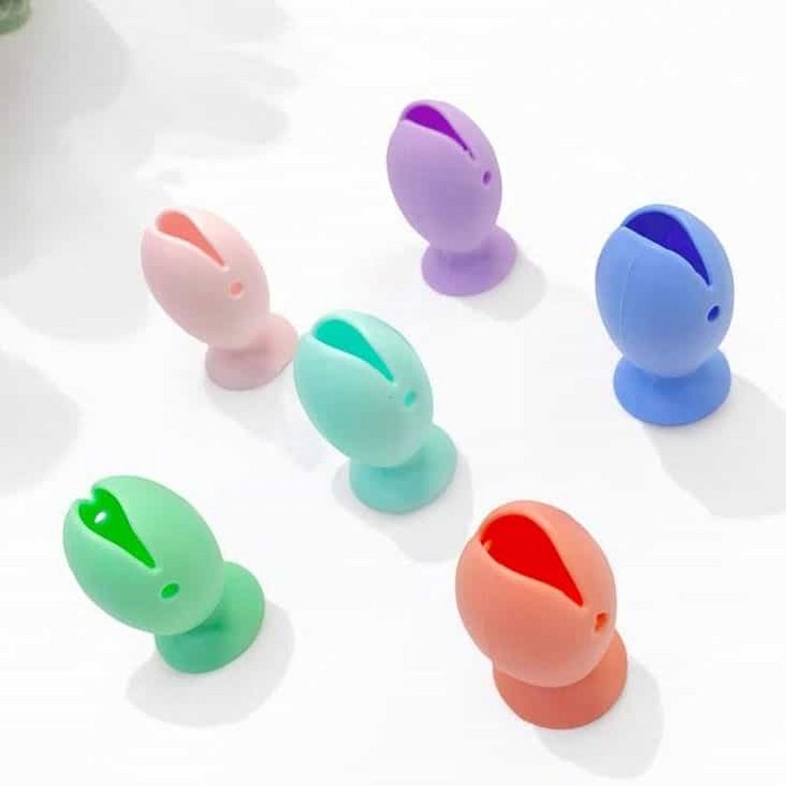 소소 실리콘 칫솔꽂이 색상랜덤 칫솔홀더