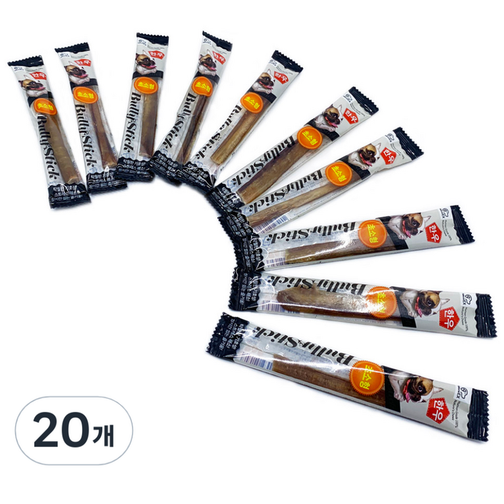 네츄럴이엑스 강아지 불리스틱 초소형 수제간식 SS11