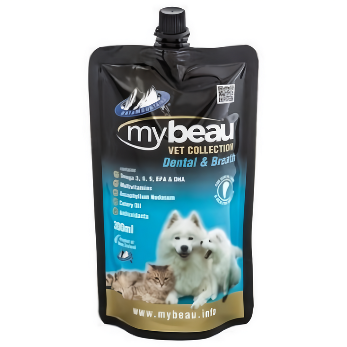 (당일출고) [DOG&CAT] 벨벳 마이뷰 덴탈 300ml 강아지 고양이 구강 건강 구취 치석 제거 영양제 보조제, 1개