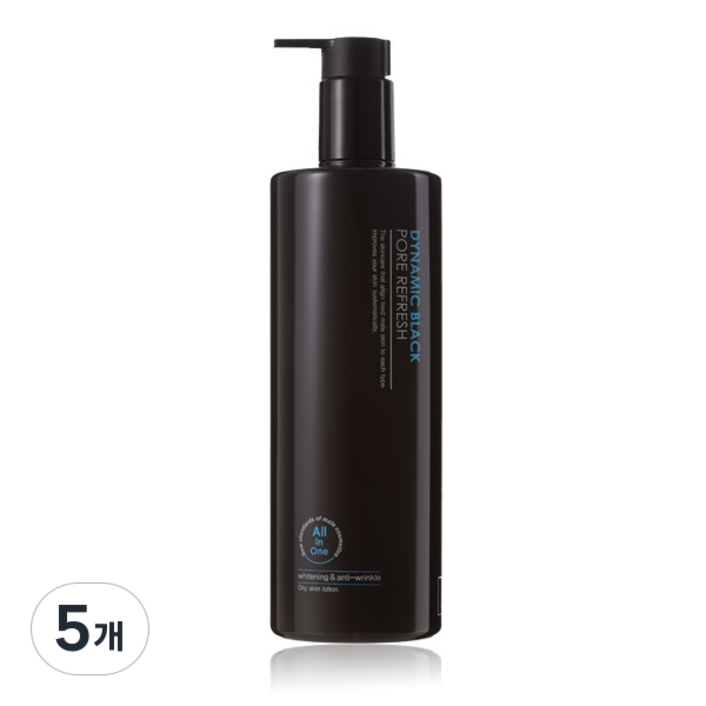 피엘디크 다이나믹 블랙 포어 리프레쉬 올인원 로션, 500ml, 5개