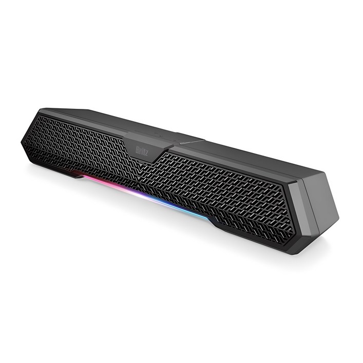 브리츠 게이밍 RGB 사운드바 블루투스 스피커 BR-MICBAR, BR-MICBAR, 블랙