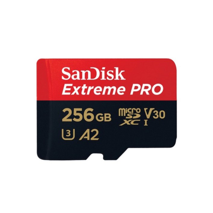 샌디스크 익스트림 프로 마이크로 SD SDSQXCZ256G, 256GB, 1개