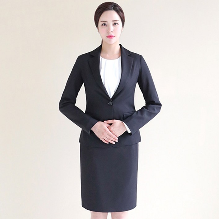 검은색 여성 정장 자켓 여자 면접 복장 검정색 재킷 [가성비]