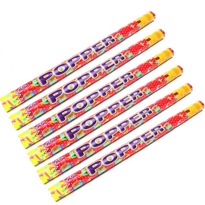 파티해 공기압폭죽 은박 릴테잎