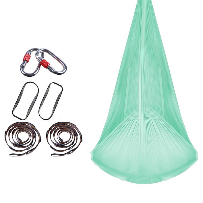 윤스랩스 가정용 스판 매듭 요가 해먹