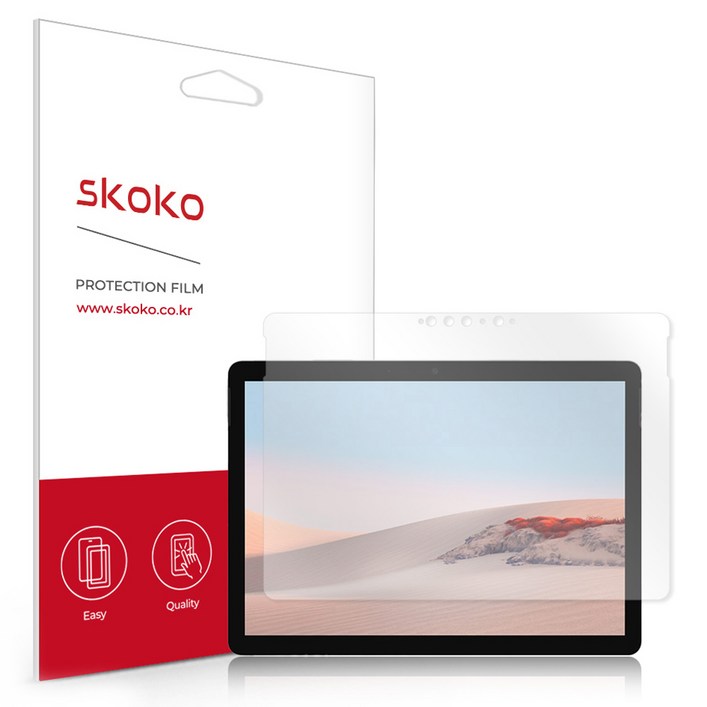 스코코 지문방지 저반사 태블릿PC 액정보호필름 세트