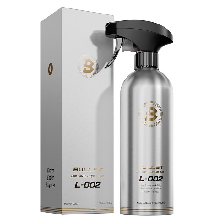 불렛 L002 브릴란테 물왁스, 500ml, 1개