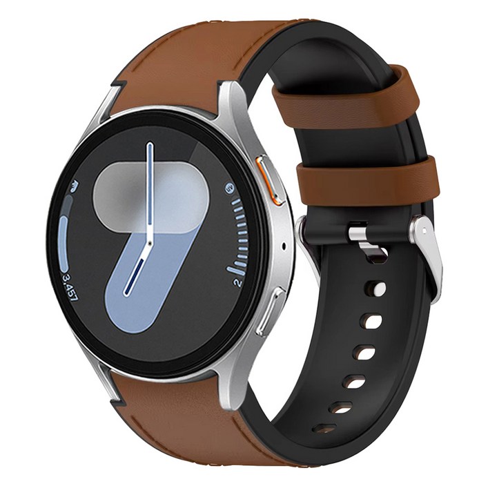 심플리로어 갤럭시워치 날개형 실리콘 레더 스트랩 20mm