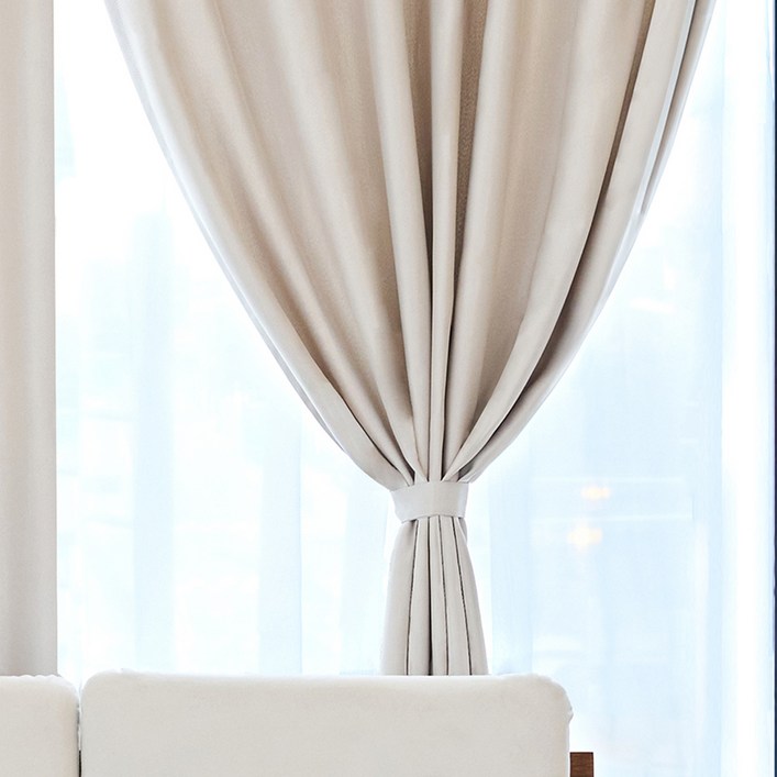 까사마루 벨크로 암막 커튼