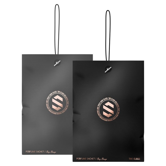 더클래스 퍼퓸 사쉐 차량용 방향제, 2개, 베이 브리즈