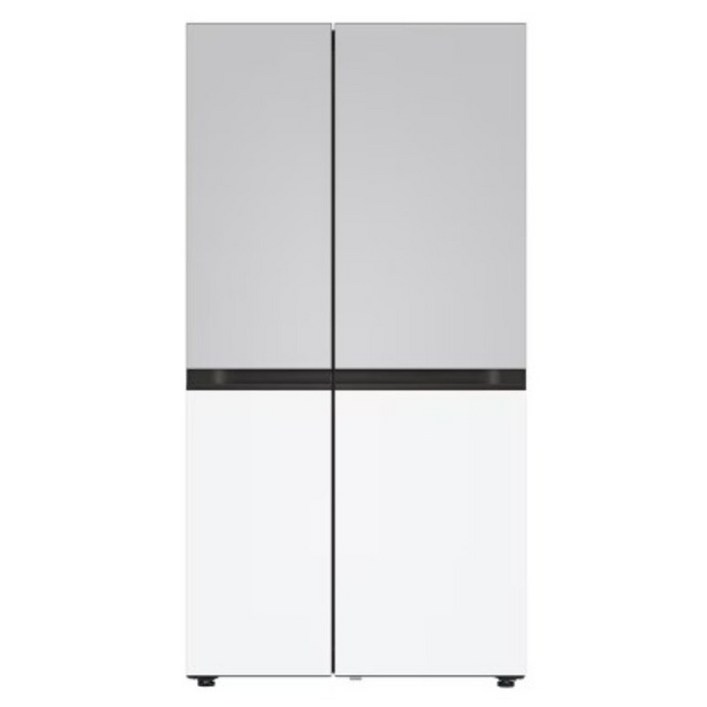 LG전자 디오스 AI 오브제컬렉션 832L 양문형 냉장고 방문설치, S836MRQ032