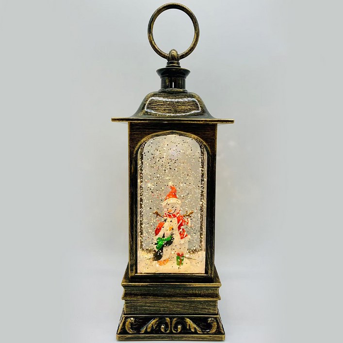 다다랜드 캐롤 8골 눈꽃 움직이는 오르골 무드등 클래식 랜턴