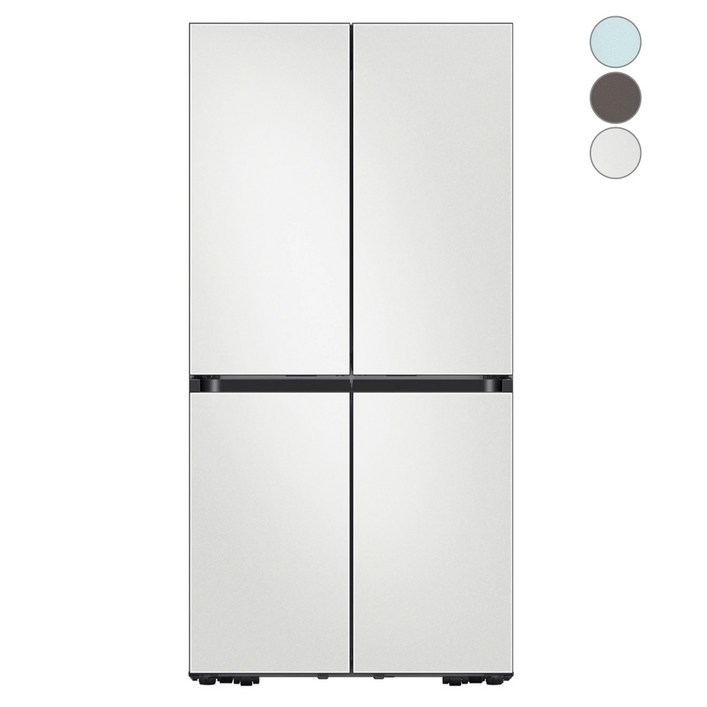 색상선택형 삼성전자 비스포크 615L 키친핏 메탈 4도어 냉장고 방문설치