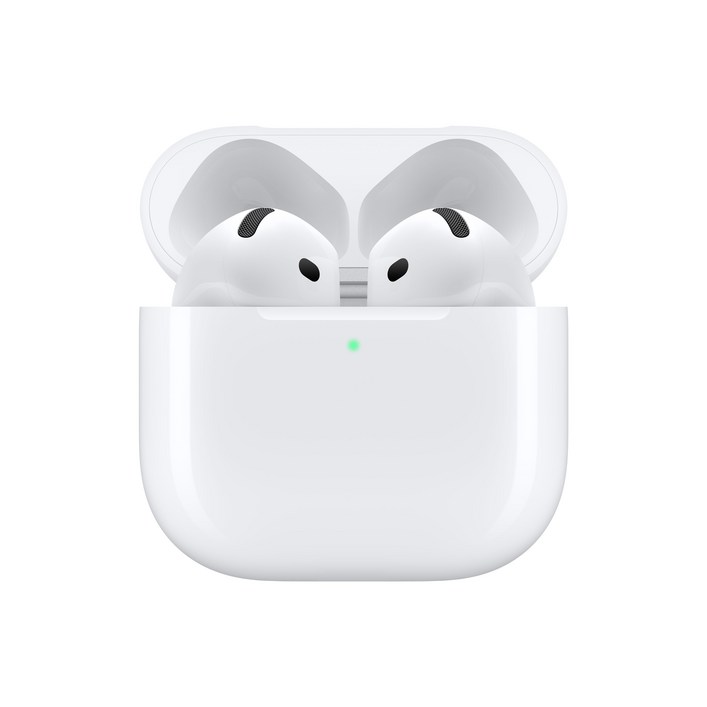 Apple 2024 에어팟 4세대 블루투스 이어폰 유선충전, MXP63KH/A, 화이트