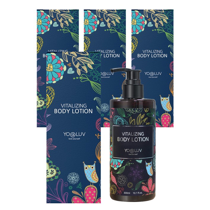 요아럽 바이탈라이징 바디로션 시트러스향, 4개, 300ml