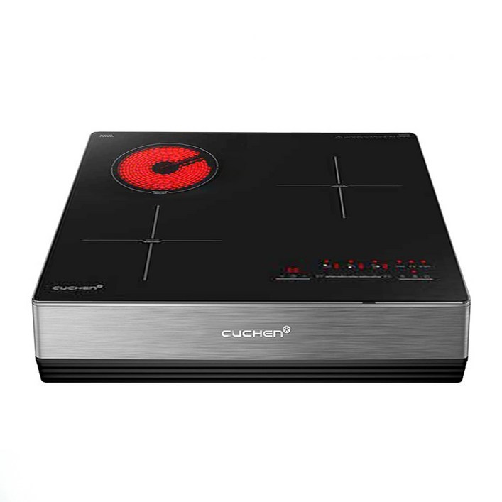 쿠첸 프리스텐딩 하이브리드 전기레인지 3.0 플러스 3구 스탠드케이스 150mm 다크실버, CIRO2S3410DSBE, 프리스탠딩150mm 쿠첸 프리스텐딩 하이브리드 전기레인지 3.0 플러스 3구 스탠드케이스 150mm 다크실버, CIRO2S3410DSBE, 프리스탠딩150mm