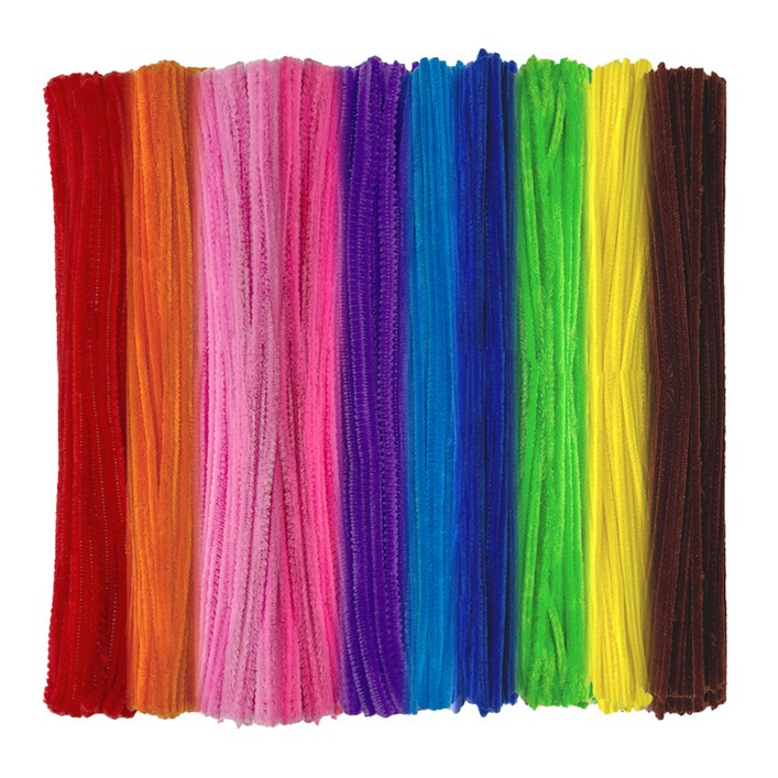 만들하비 칼라 색상 재단 가는 모루 털 철사 끈, 04 클래식믹스랜덤발송, 500개