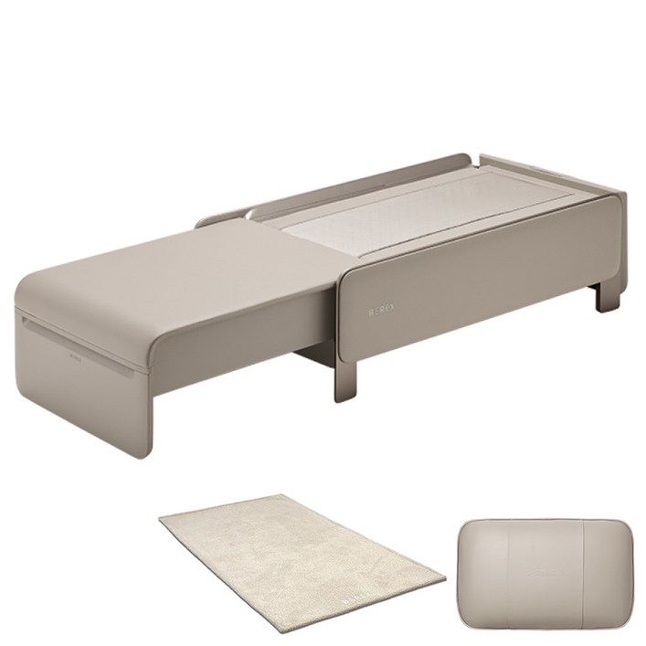 코웨이 비렉스 안마베드 + 마사지쿠션 + 러그 방문설치, MB-B01, 샴페인 베이지