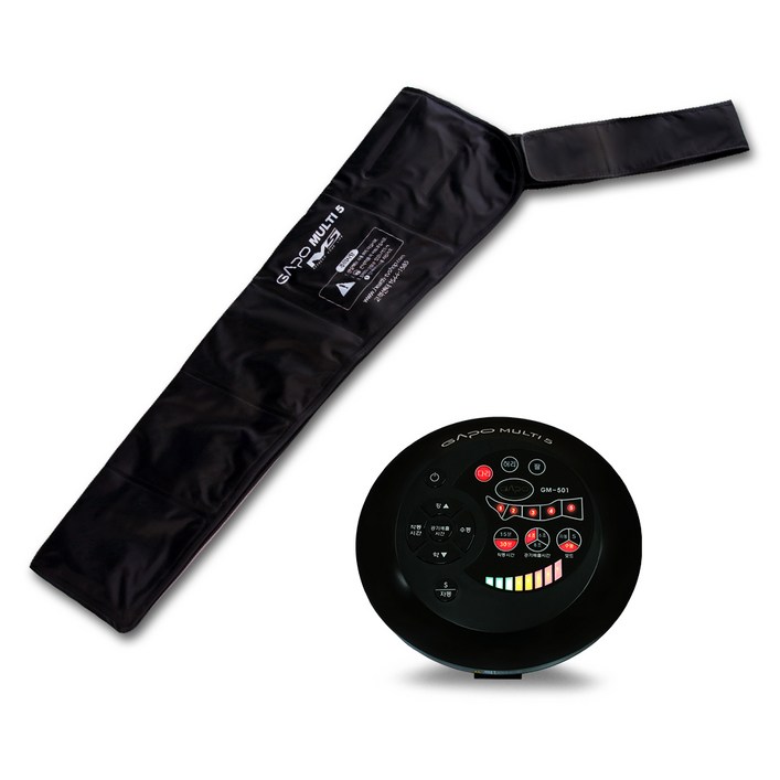 가포 공기압 마사지기 팔세트 블랙 GAPO MULTI 5, 본체 팔안마기, 1세트, GAPO MULTI 5