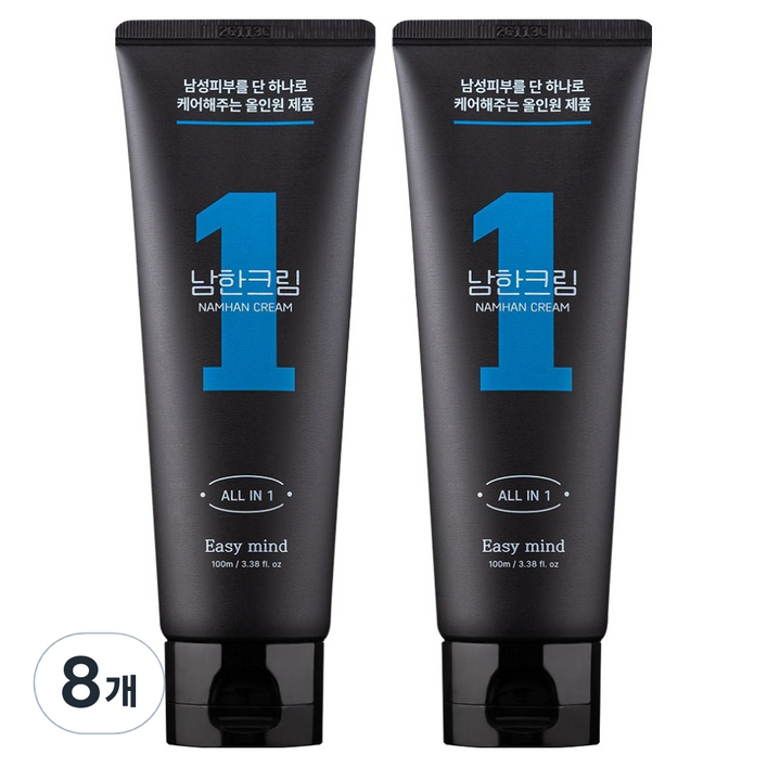 이지마인드 주름개선 미백기능성 남성 올인원 크림, 100ml, 8개