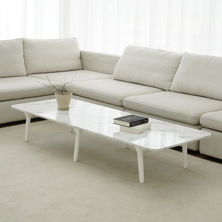 LPM6단높이조절라운드68인용대형테이블고객직접설치, 마블 화이트