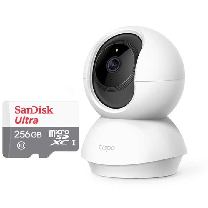 티피링크 메모리256포함 Tapo C210TC71 300만화소 360도회전 실내무선카메라 홈CCTV 야간흑백전환, 선택5 Tapo C210TC71메모리카드256G, 1개