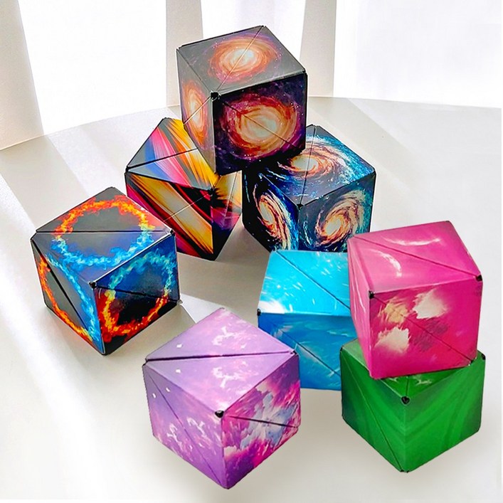 KC인증 우주 자석 큐브 3D 입체 마그네틱 매직 블럭, 1개