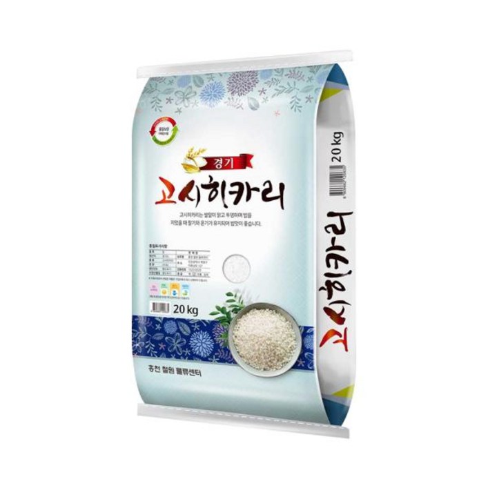 eTV [푸드조아e]24년 햅쌀 경기고시히카리 10kg (상등급), 1개