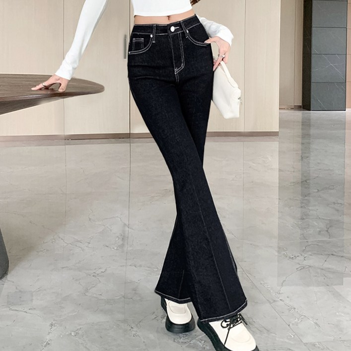 대박난박양 생지 스판 부츠컷 청바지(세일)