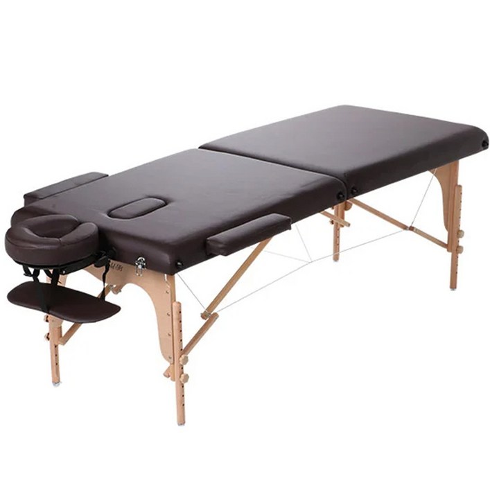 세븐뷰티 접이식 마사지 침대, 접이식마사지침대DXU005다크브라운
