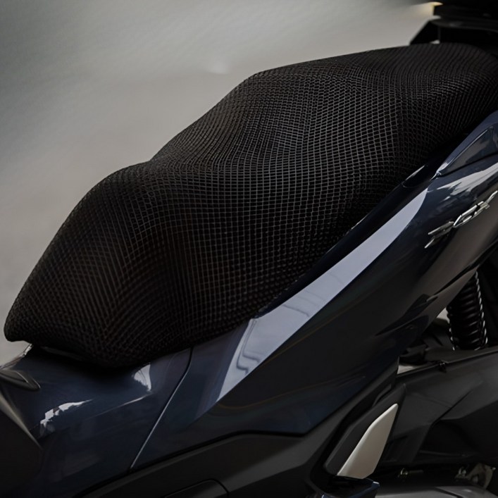 혼다 PCX 전용 여름 풀메쉬 쿨시트 3D 통풍시트 고무 밴딩고정 열차단