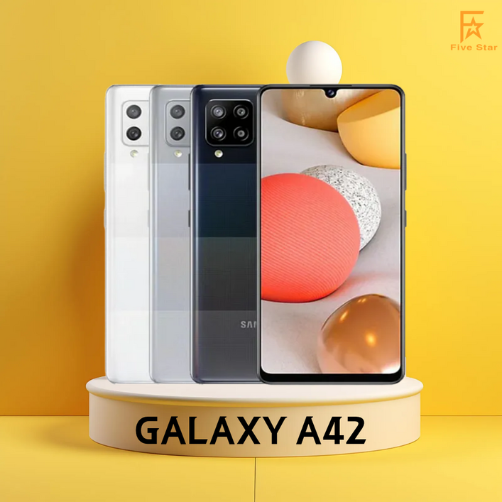 갤럭시A42 128GB 공기계 중고폰 자급제 SMA426, 그레이 A등급, 128GB