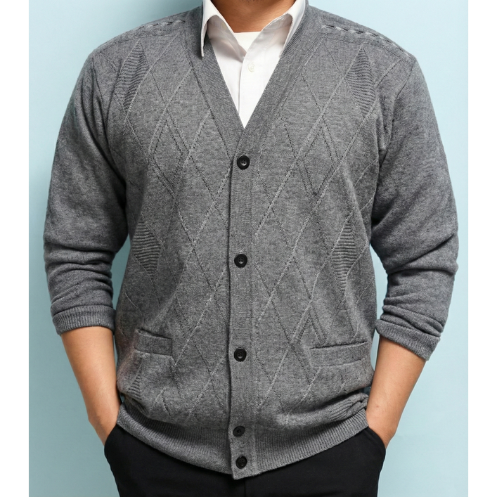베르몽테 남자 가디건 고급소재 데일리 스웨터 따뜻한 남성 cardigan