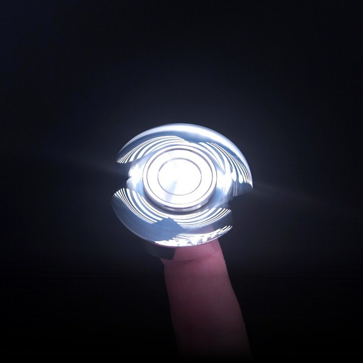 원미닛 풀메탈 피젯스피너 프리미엄 핸드토이, 실버, 1개