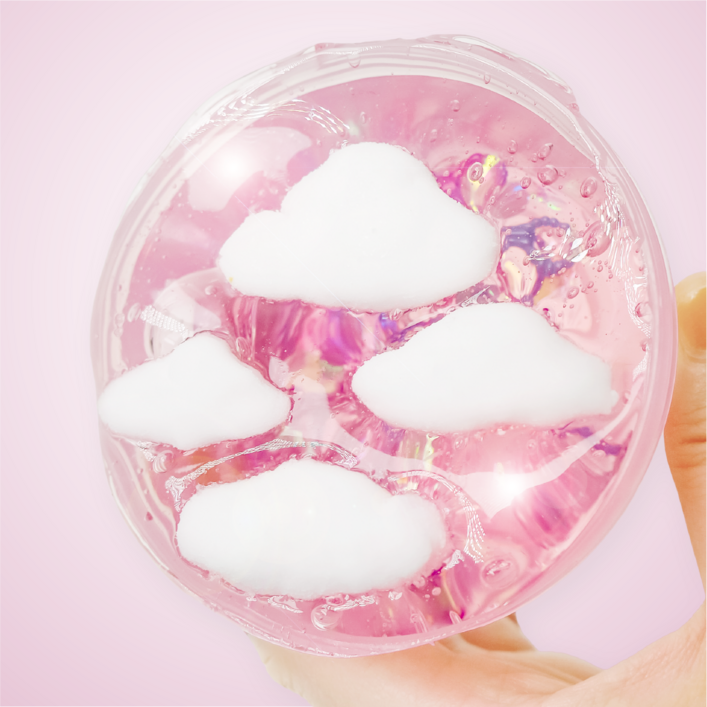 핑크선셋 100ml 슬라임 액체괴물 액체괴물슬라임완제품, 1개