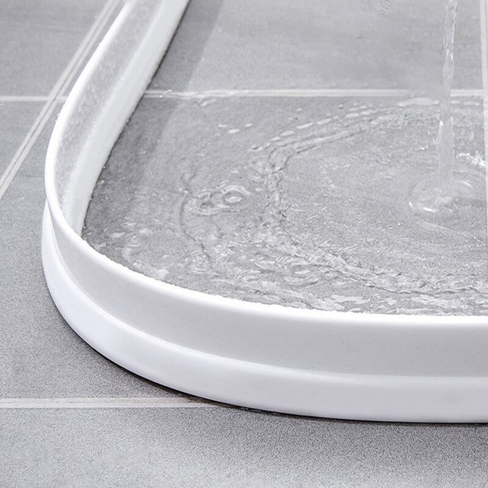 다니엘앤로사 샤워부스 욕실 화장실 세면대 물막이 싱크대 세탁실 실리콘 물막이 워터가드 고급형 5cm, 1개