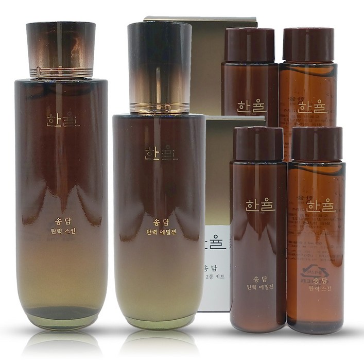 한율 송담 탄력 스킨 150ml+에멀젼 125ml+2종키트 2개 증정