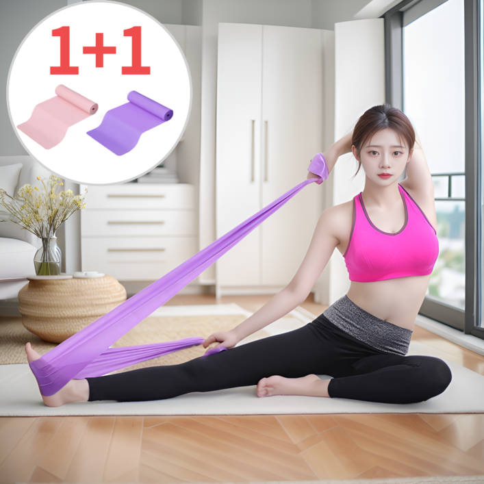 코코링하우스 요가밴드 초급용 스트레칭 2P