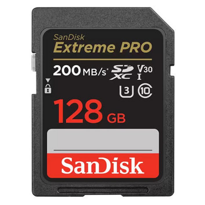 샌디스크 Extreme Pro 익스트림 프로 SD 메모리카드, 128GB