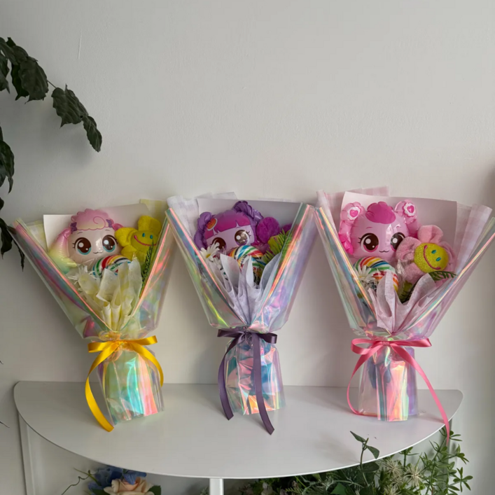 샤이니벌룬 산리오 티니핑 포켓몬 사탕 인형 풍선 꽃다발