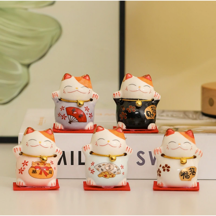 패링치즈 마네키네코 일본 복고양이 인형