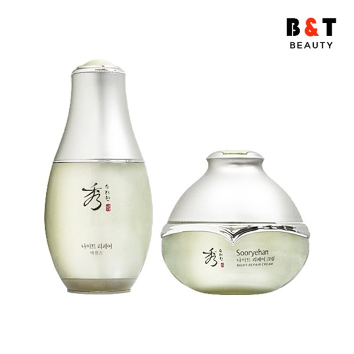 수려한 나이트 리페어 에센스 40ml + 리페어 크림 25ml, 단품