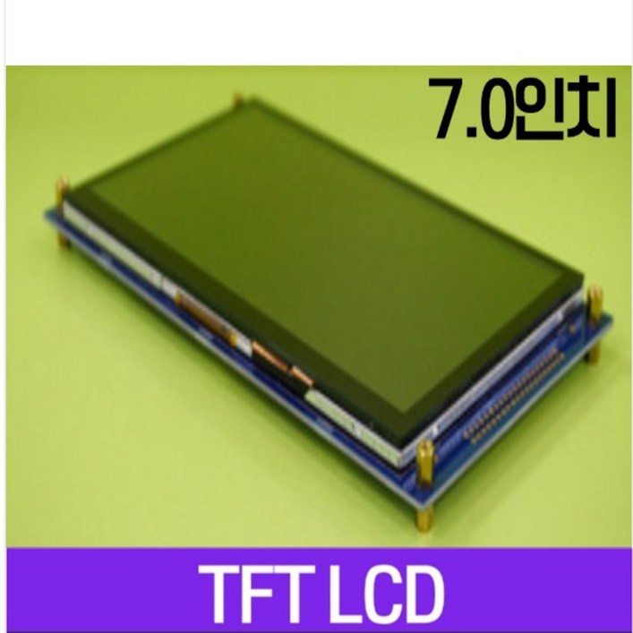 7inch 디스플레이 해상도 800×480 LCD 크기  CTP 터치 I2C 인터페이스가있는 185x105x7.75mm