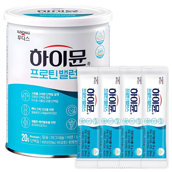 일동후디스 하이뮨 프로틴 밸런스 캔 304g 스틱 19g x 4p, 1세트, 380g