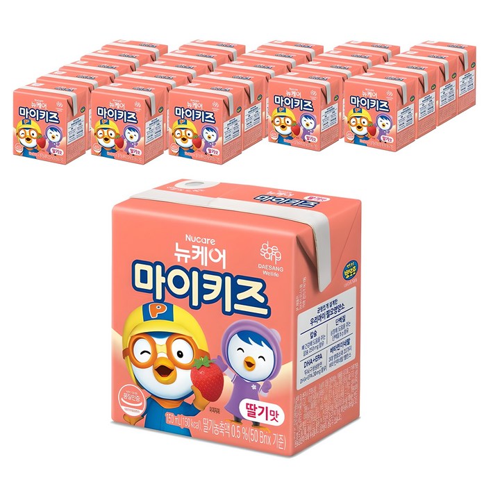 마이키즈 딸기맛, 150ml, 24개