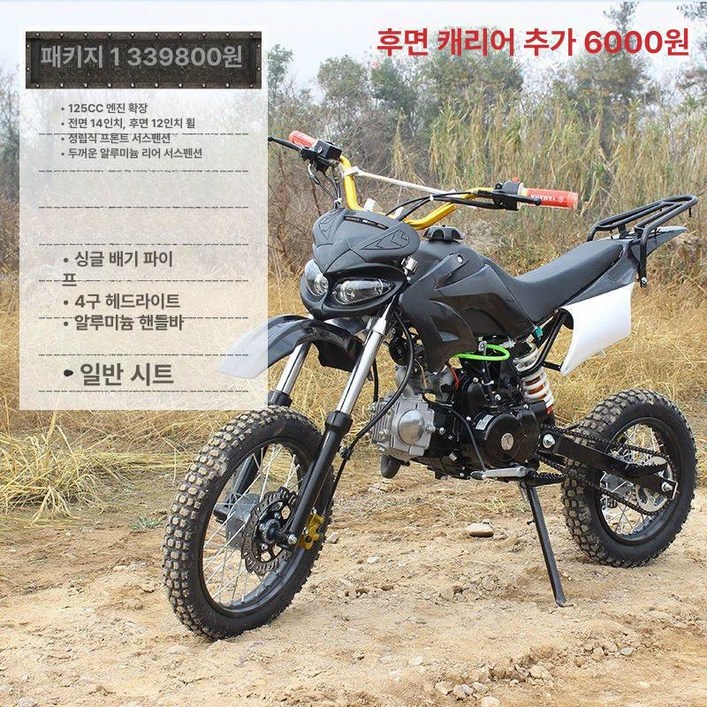 125CC 산악오토바이 성인용 포켓바이크 산악용 이륜
