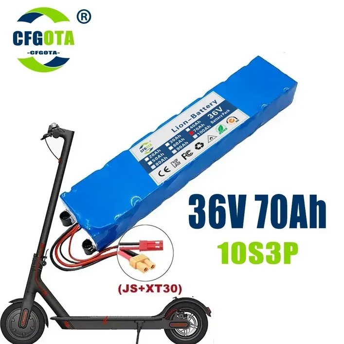 미지아 스쿠터 배터리 팩 전기 스쿠터 BMS 보드  M365 용 10S3P 36V 100Ah