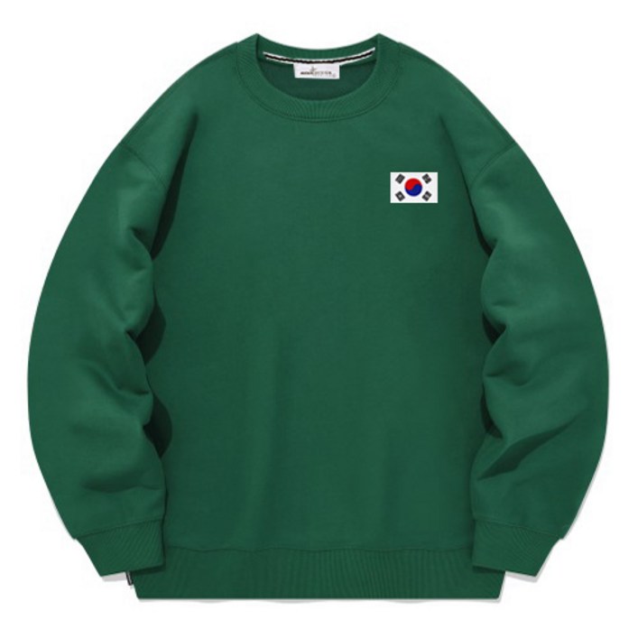 이그잼플 코리아 아미 태극기 로카티 ROKA 패치 오버핏 맨투맨