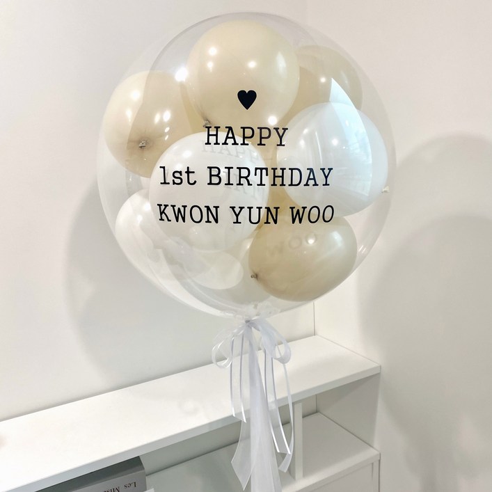 당일발송 완제품 ) LED 후기 이벤트 레터링풍선 커스텀풍선 생일 백일 첫돌 파티 환갑 칠순 생신, 1개
